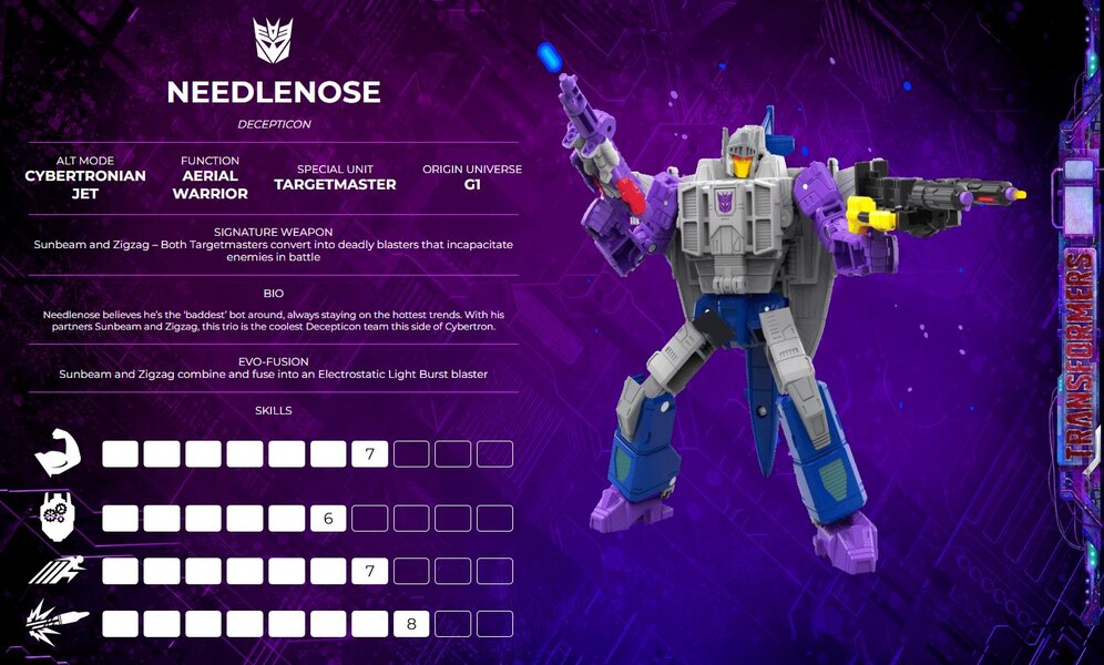 Image Of Transformers Legacy Evolution Needlenose Character Bio QR Code (4 of 9)